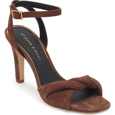 Etienne Aigner Martina Ankle Strap Sandal, Brown
