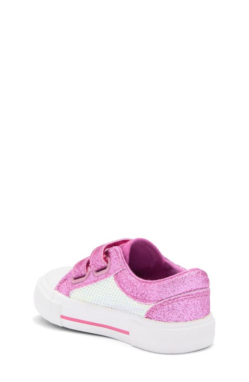 Emma New York Kids' Cap Toe Sneaker In Pink Sequin