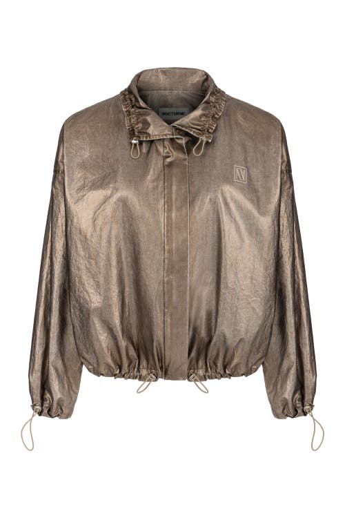 Nocturne Bronze Metallic Jacket in Rust/copper at Nordstrom