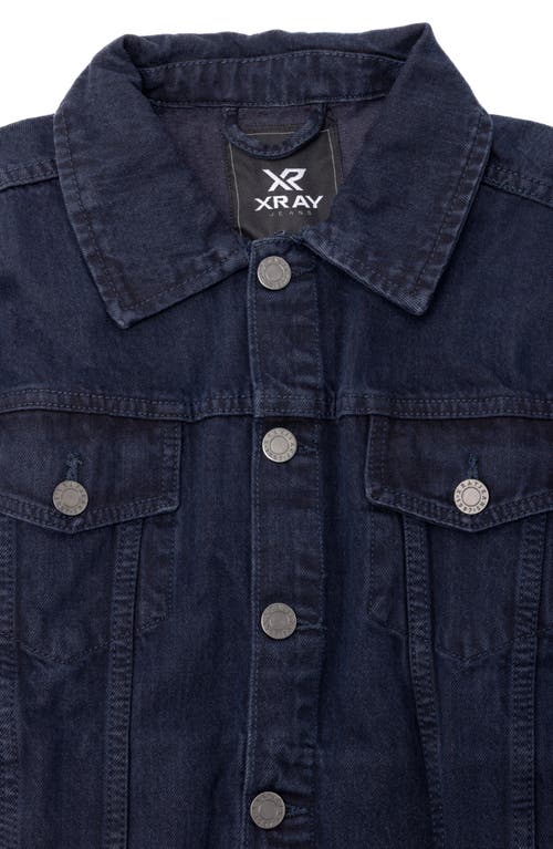 X-ray Xray Kids' Denim Jacket In Navy