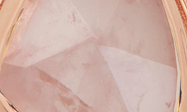 Monica Vinader Amulet Love Rose Quartz Pendant Necklace In Rp