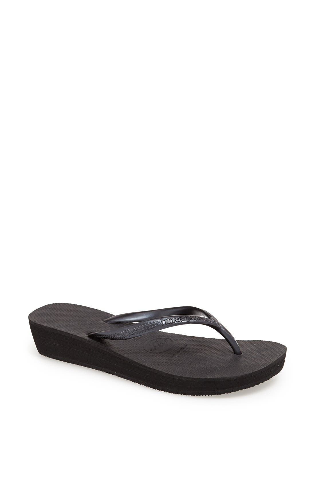 black wedge havaianas