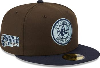 Detroit Tigers TIGER Patch New Era 59Fifty Fitted Hat (Scarlet Walnut Gray  Under Brim)