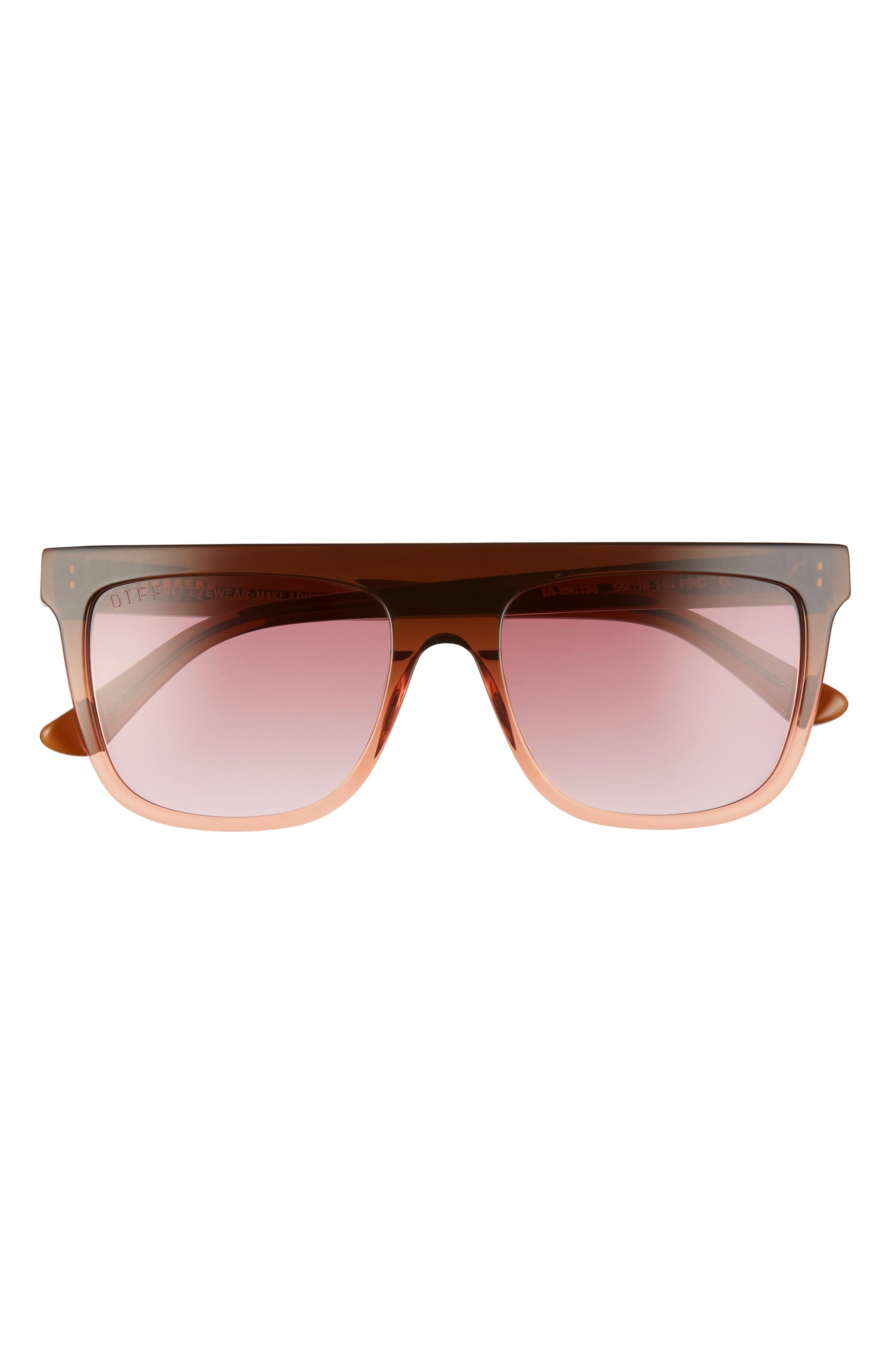 flat top ombre sunglasses