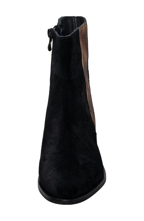 Antelope Massey Pointed Toe Bootie In Black