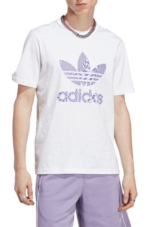 ADIDAS ORIGINALS Oversized Logo-Embroidered Recycled-Jersey Shirt