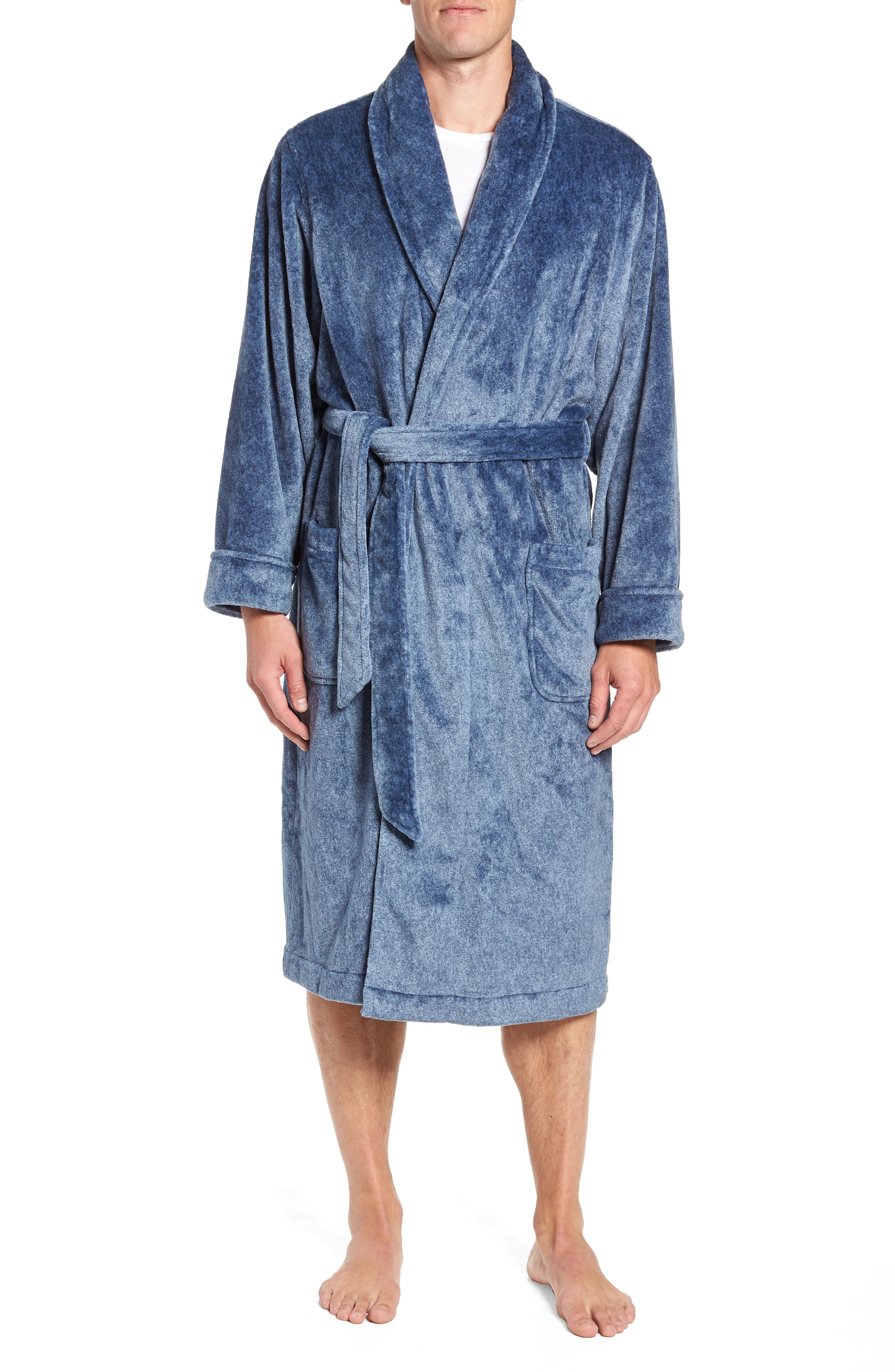 Nordstrom Men's Shop Heathered Fleece Robe Nordstrom
