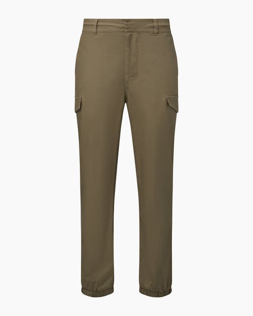 Onia Linen Cargo Jogger In Light Olive