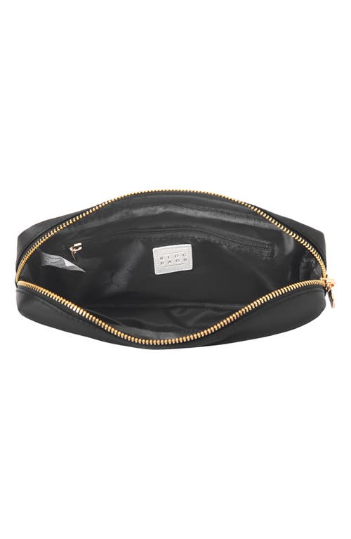 Bloc Bags Medium Heart Bow Cosmetics Bag In Black/red
