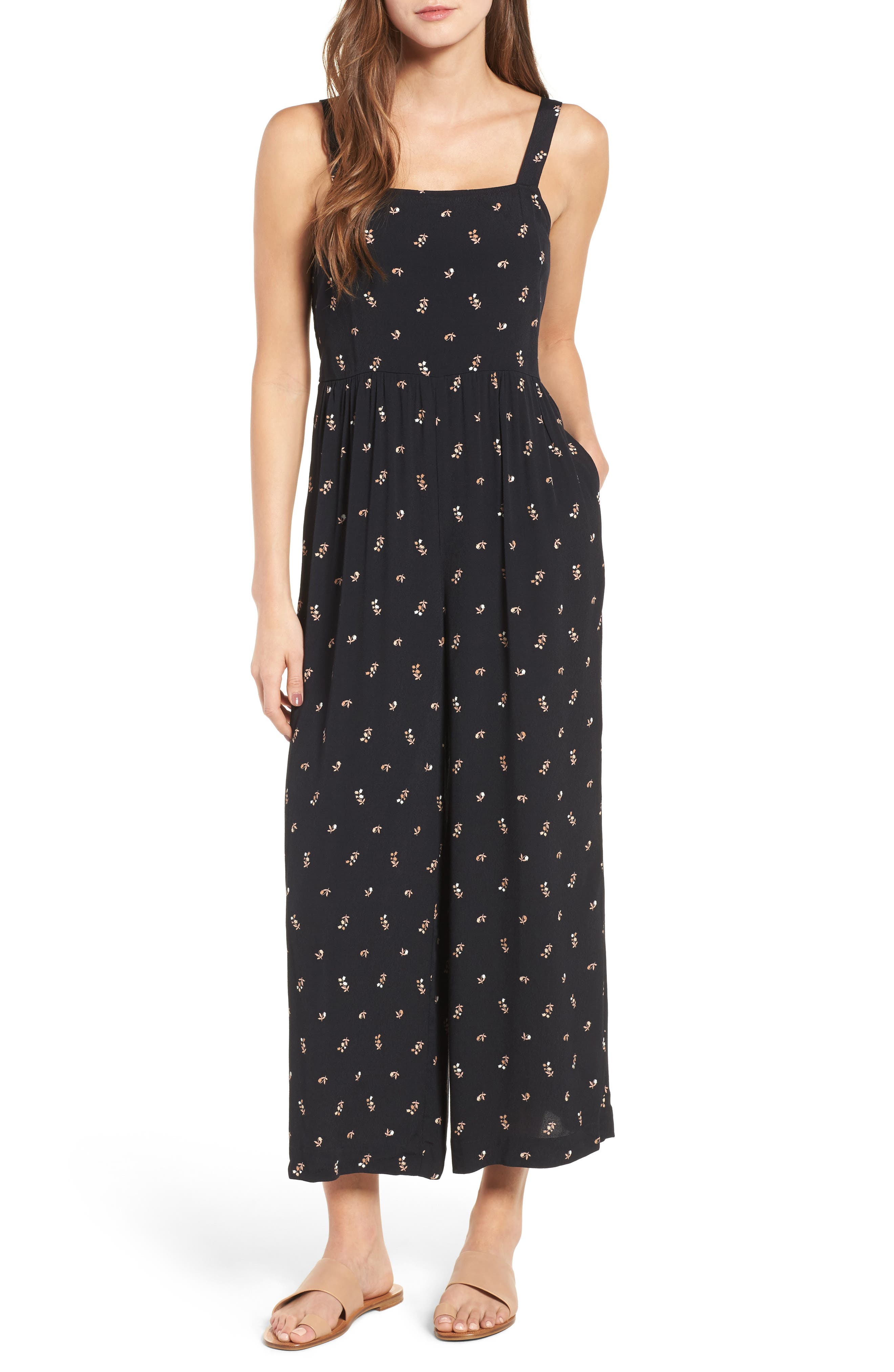 madewell polka dot jumpsuit