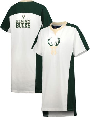 Milwaukee Bucks G-III 4Her by Carl Banks Women's City Pullover Hoodie -  White