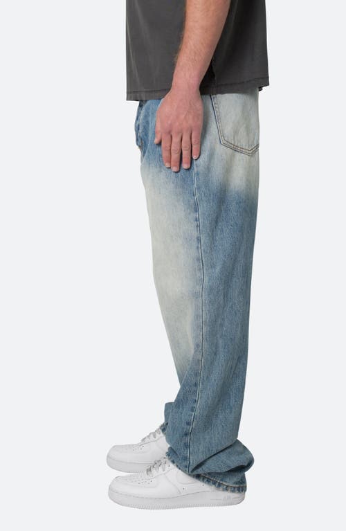 Mnml Ultra Baggy Jeans In Medium Blue