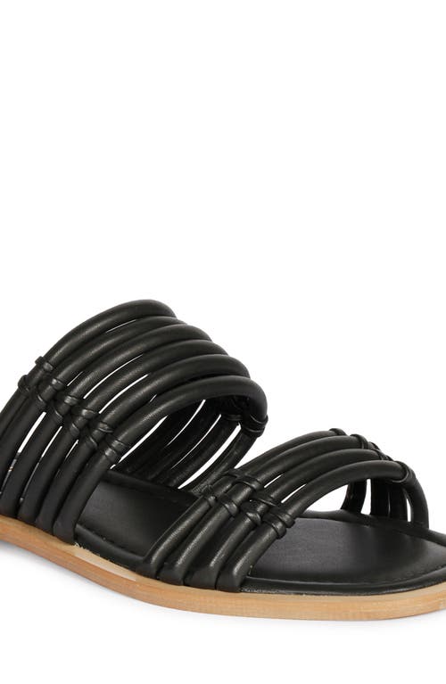 Saint G Zoya Slide Sandal In Black