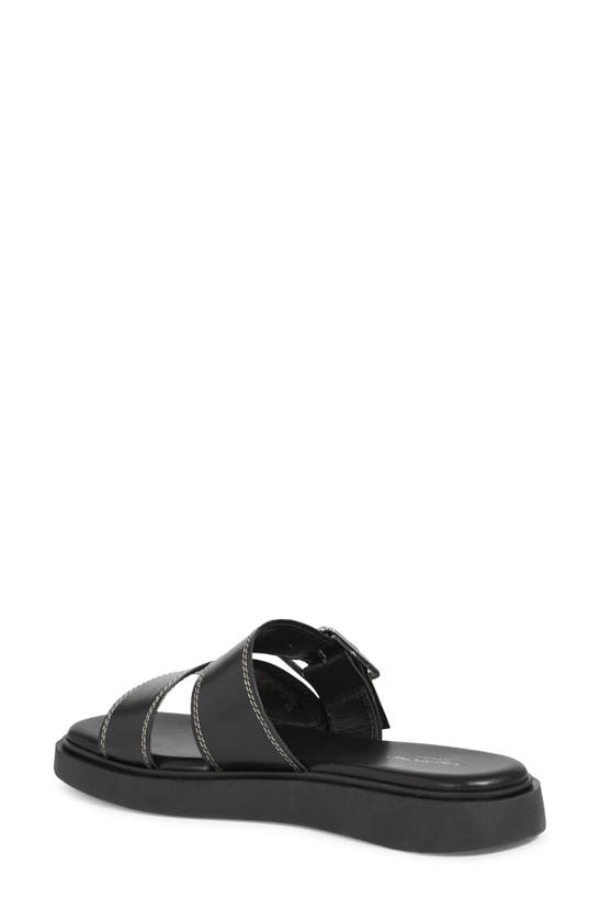 Shop Vagabond Shoemakers Connie Slide Sandal In Black/ White