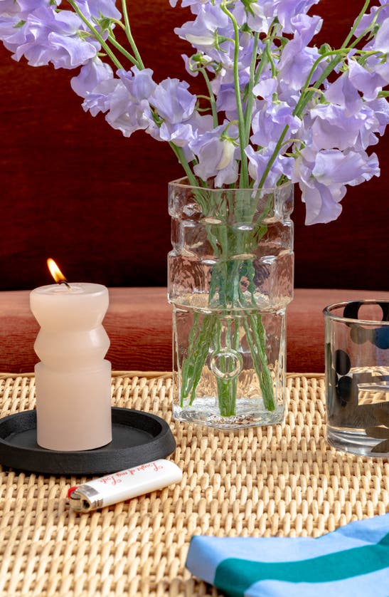 Shop Areaware Hex Glass Vase In Clear
