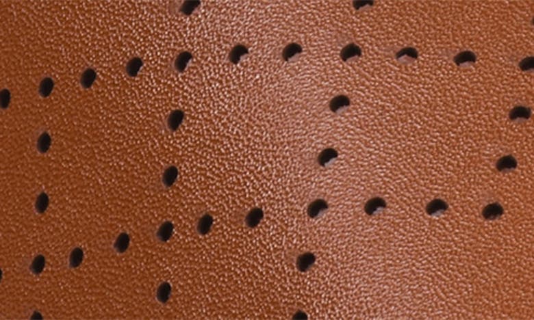 Gaahuu Perforated Slide Sandal In Brown
