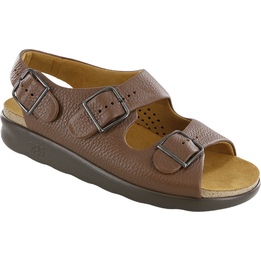 Sas Relaxed Slingback Sandal In Amber