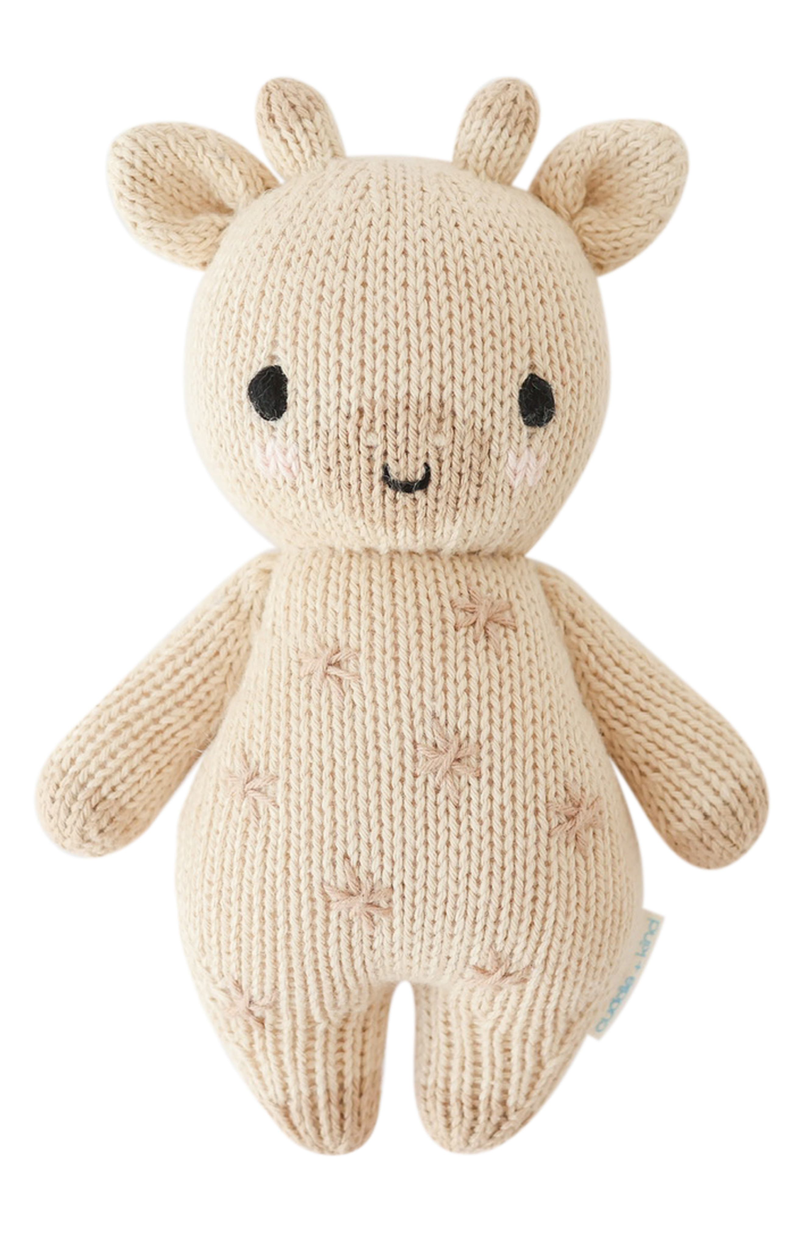 cuddle+kind Baby Giraffe Stuffed Animal in Beige 