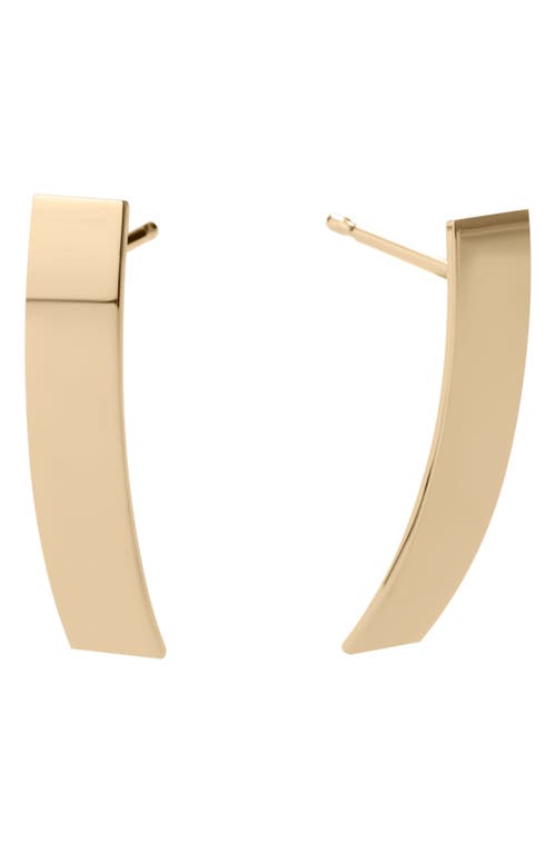 Lana Curved Tag Drop Earrings in Yellow at Nordstrom