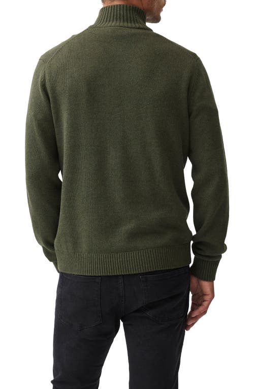 Rodd & Gunn Rodd And Gunn Merrick Bay Quarter-zip Sweater In Loden