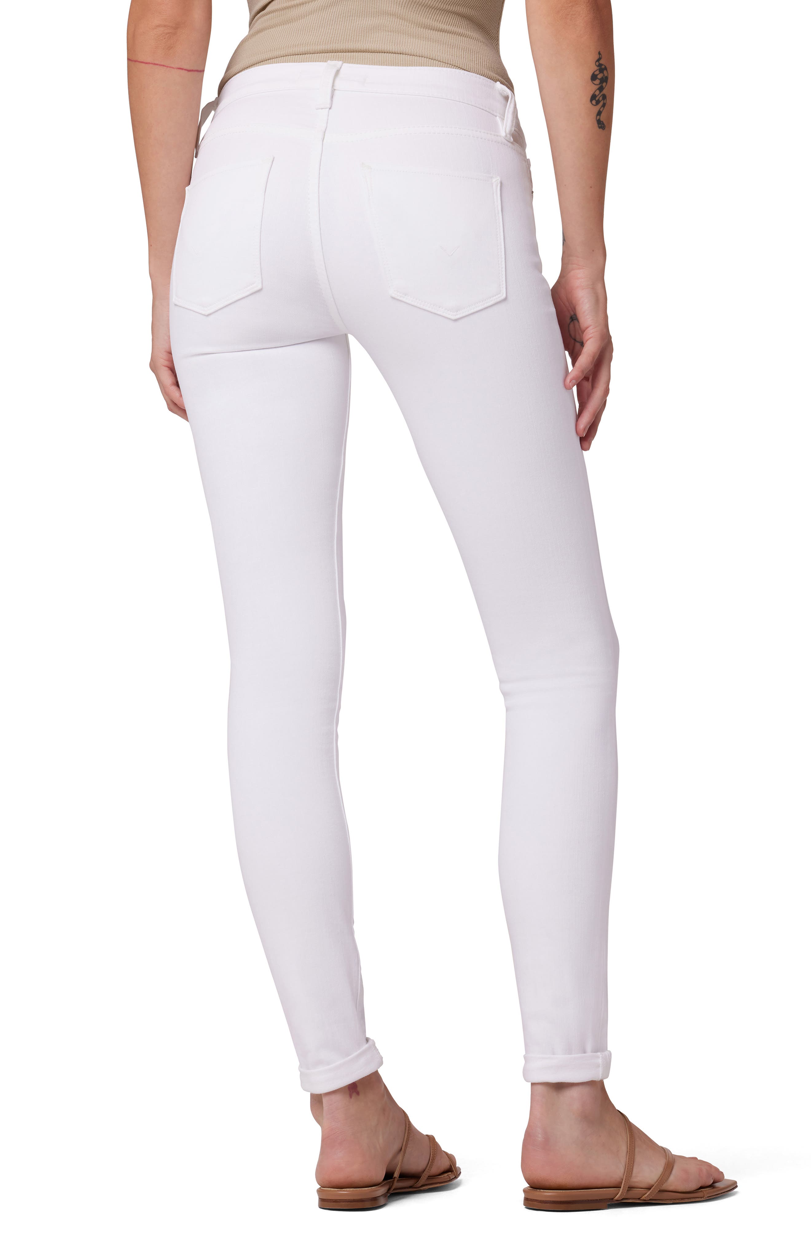 hudson white jeans