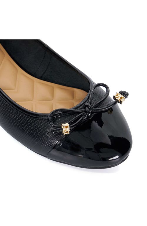 DUNE LONDON DUNE LONDON HALLIS CAP TOE BALLET FLAT 