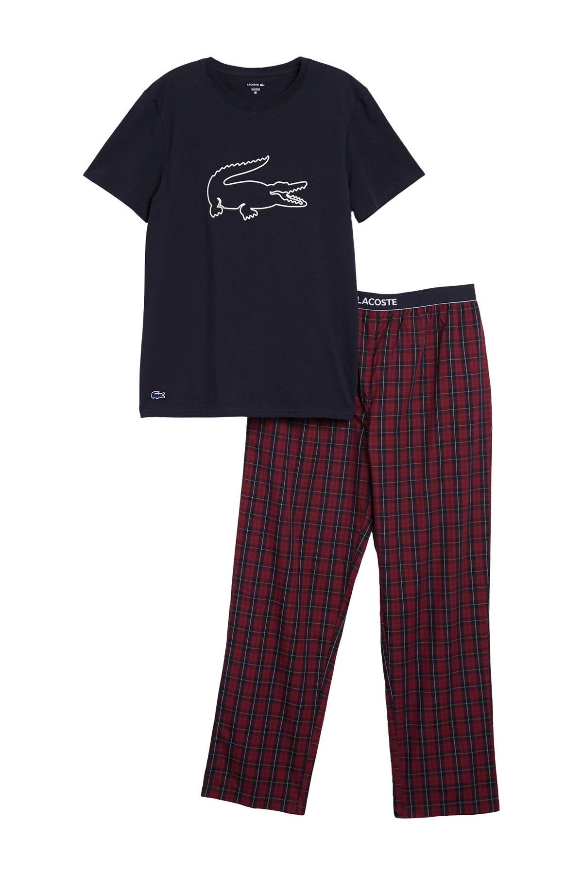 lacoste pajamas set