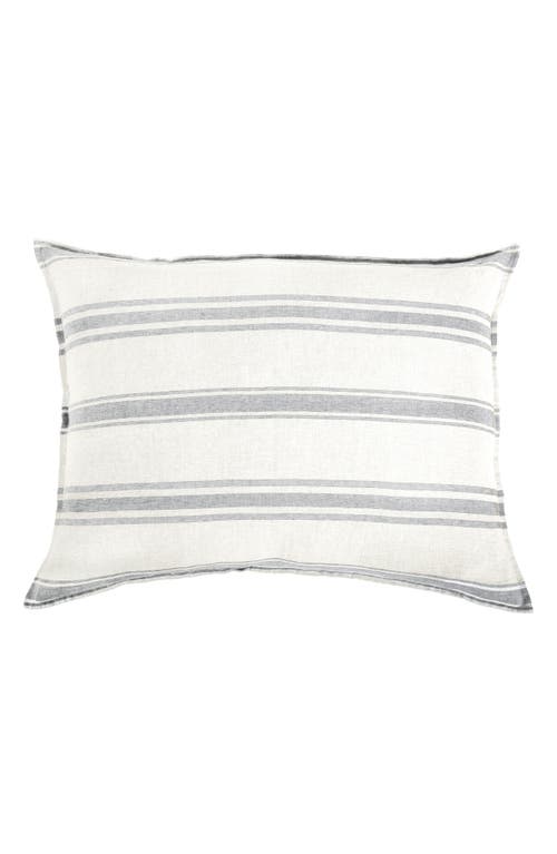 Pom Pom at Home Big Jackson Linen Accent Pillow in Cream/Grey at Nordstrom, Size 28X36
