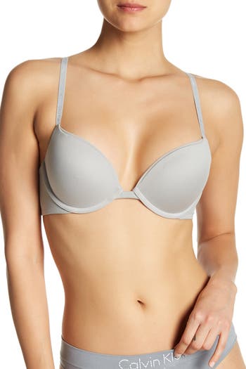 Calvin Klein Women's Every Day Push up Plunge Bra, Black, 32C : :  Clothing, Shoes & Accessories