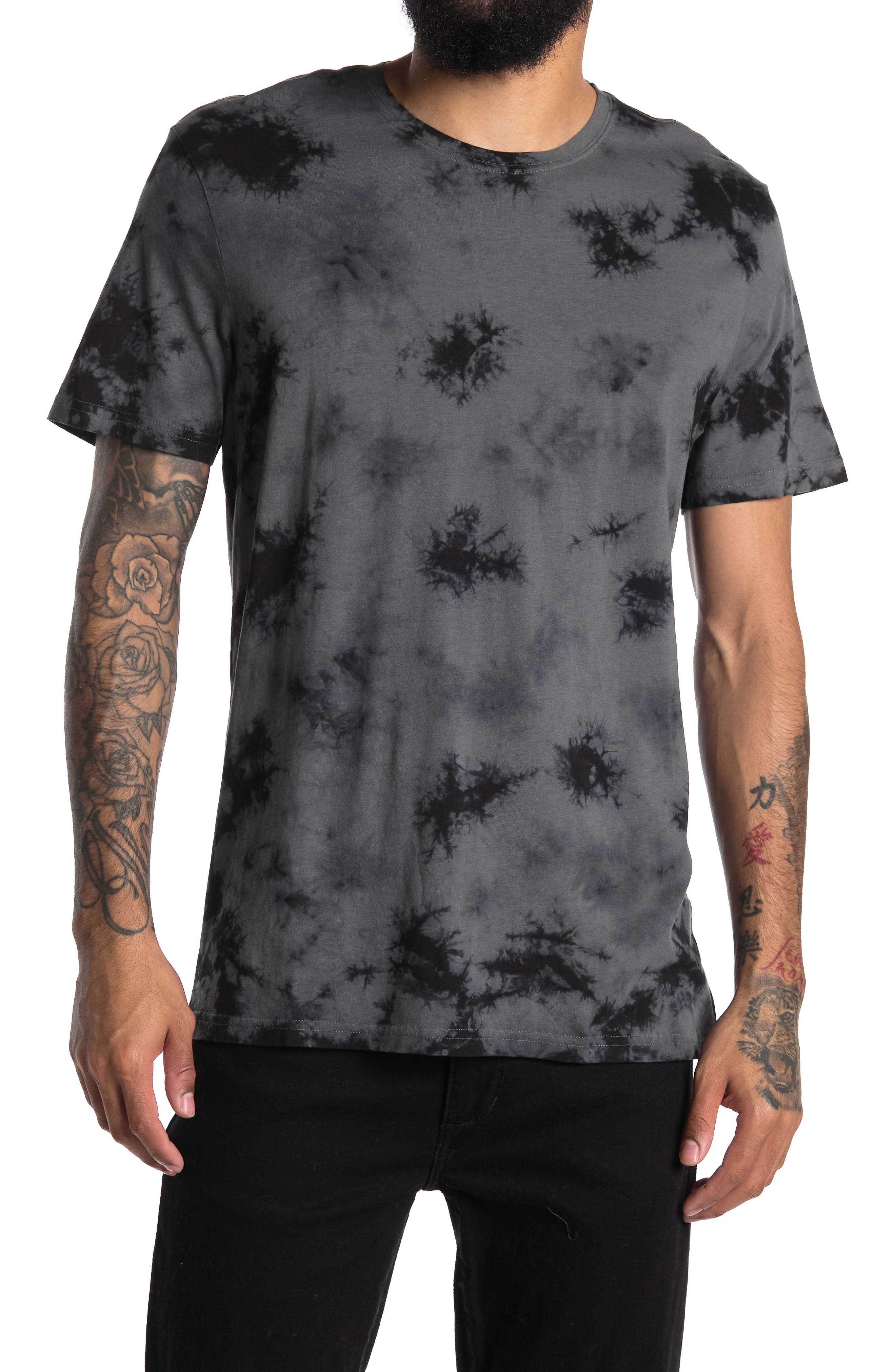 Abound Tie Dye Print T-shirt In Dark Grey