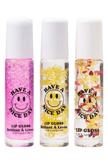 Lavender Stardust Have A Nice Day Roll-on Lip Gloss Set $16 Value In Multi