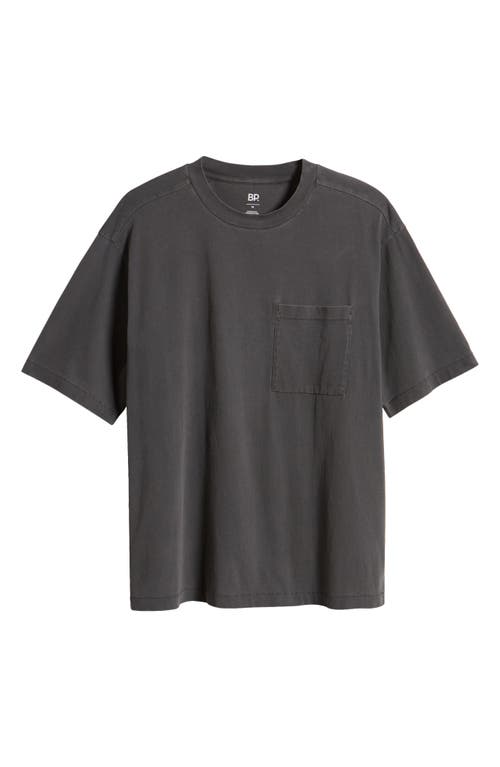 Bp. Oversize Pocket T-shirt In Grey Depths Washed