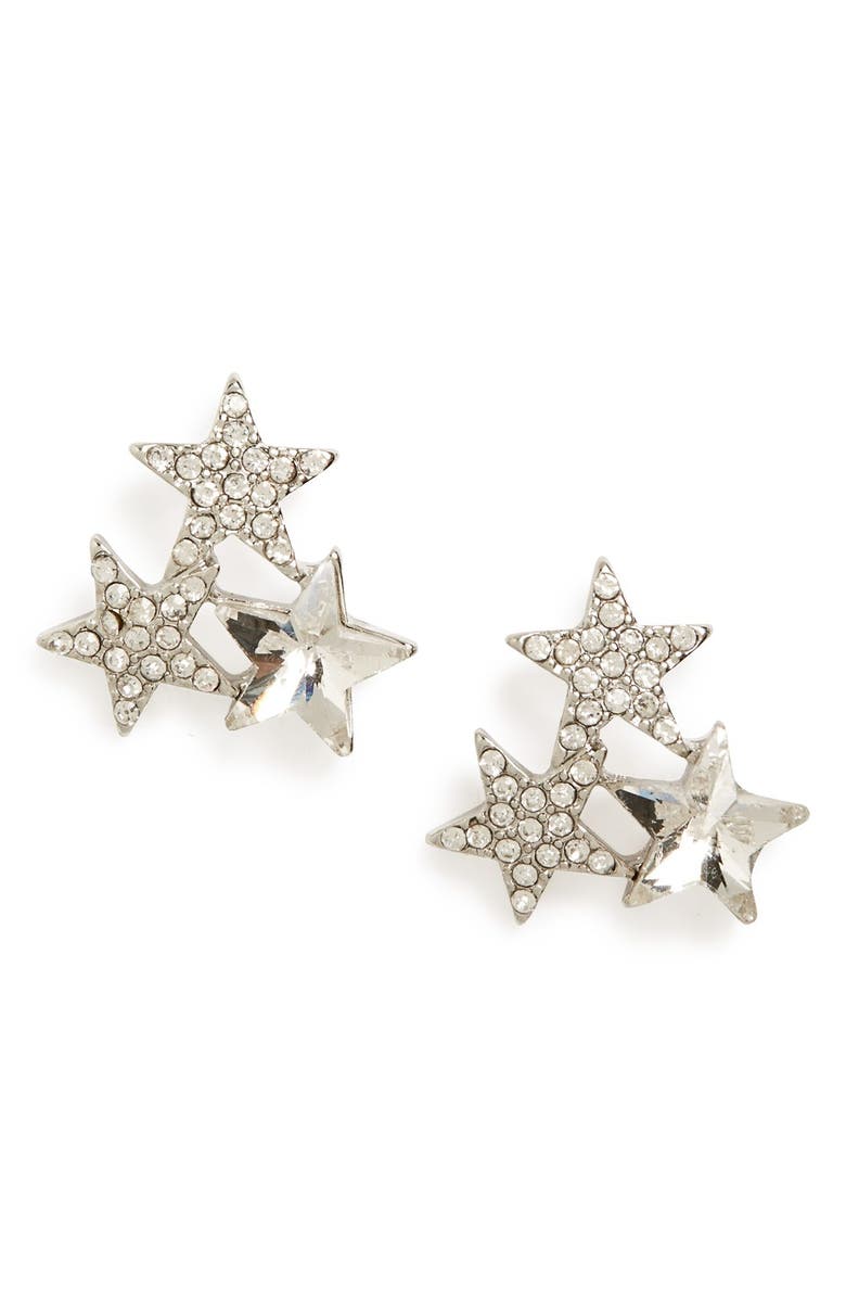 Sole Society Crystal Star Stud Earrings | Nordstrom