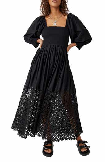 Rent or Hire Designer Dresses, Skims Soft Lounge Longsleeve Dress Black