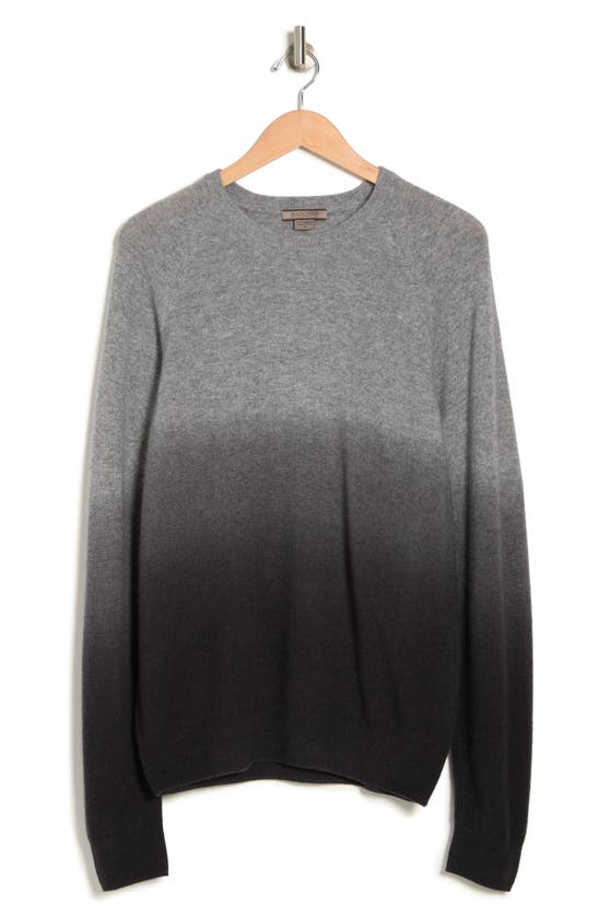 Amicale Dip Dye Cashmere Sweater In Grey