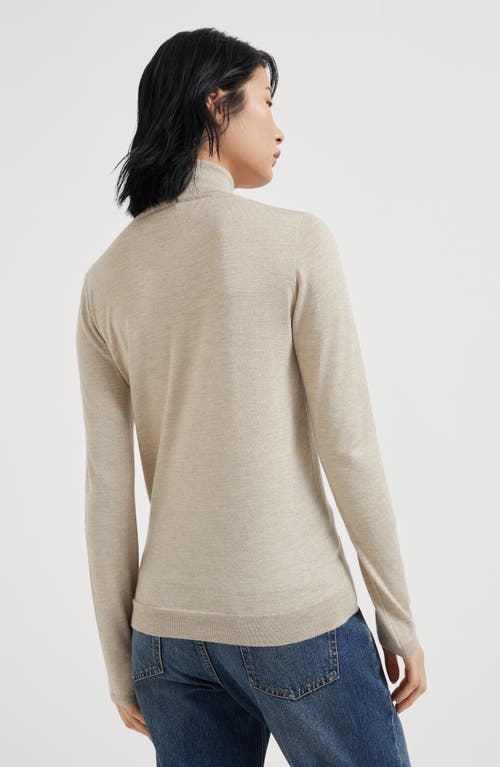 Shop Brunello Cucinelli Lightweight Sweater In Desert