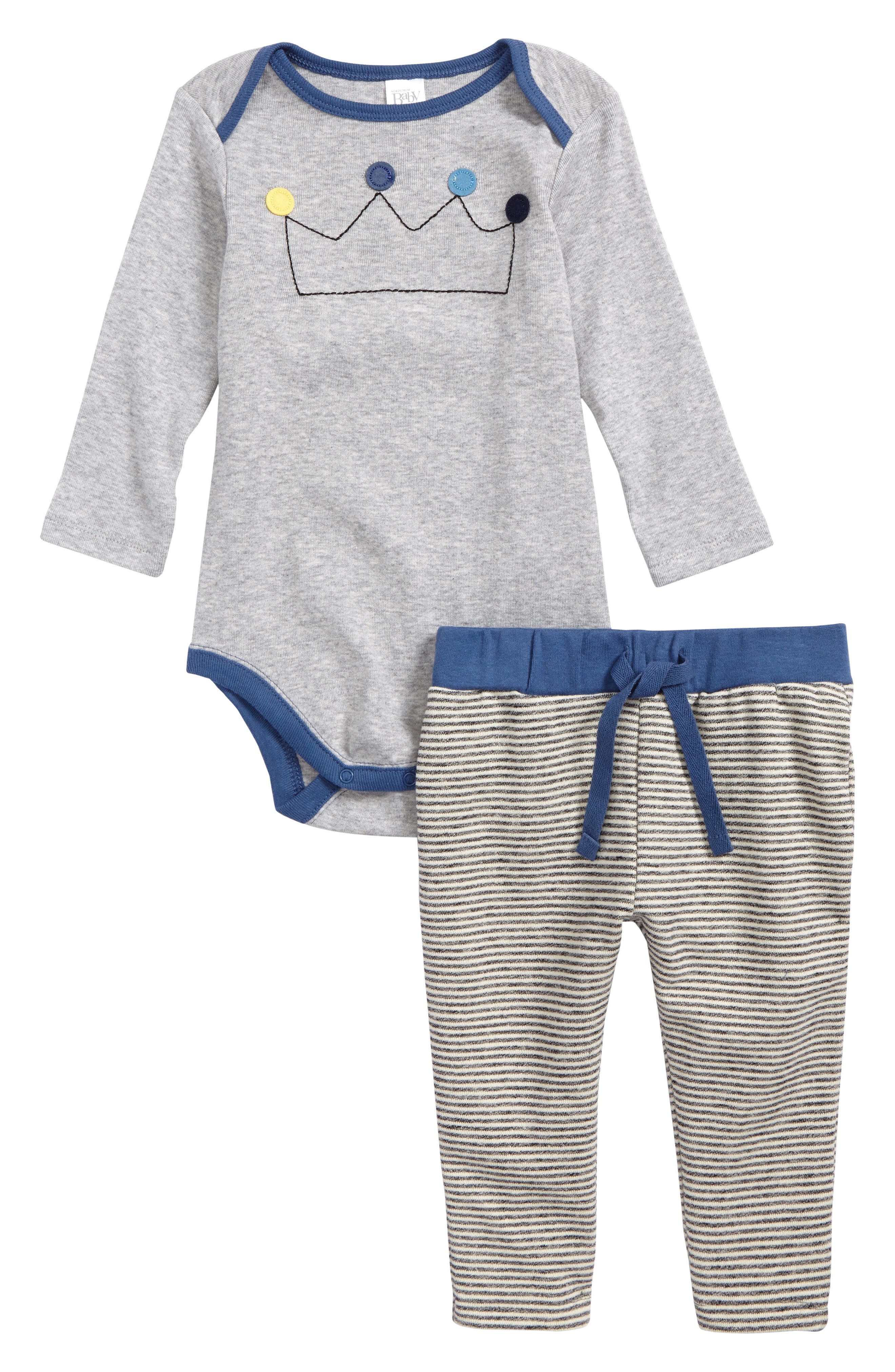 Nordstrom Baby Appliqué Bodysuit & Sweatpants Set (Baby Boys) Nordstrom