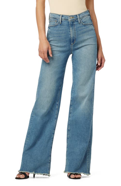 Joe's The Mia High Waist Raw Hem Flare Jeans in Windfall Joe's The Mia High Waist Raw Hem Flare Jeans in Windfall