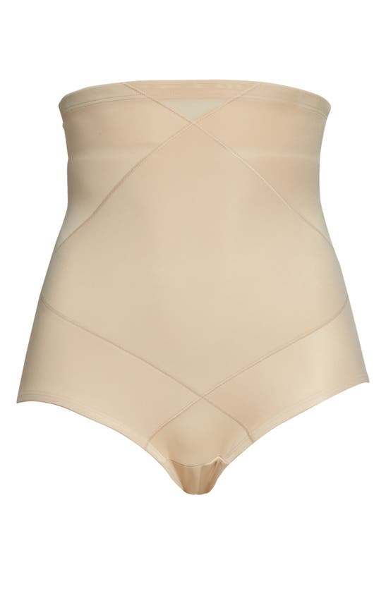 Shop Miraclesuit ® Tummy Tuck High Waist Brief Shaper In Warm Beige