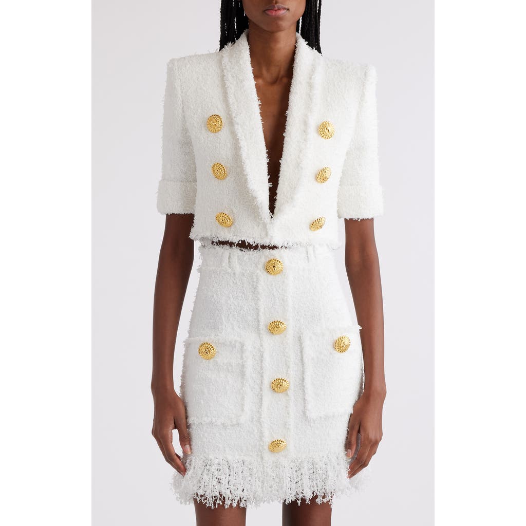 Balmain Coats & Jackets In 0fa White