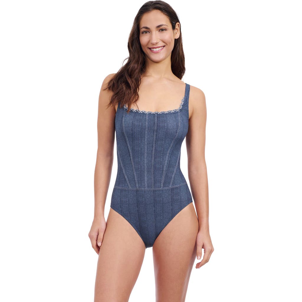PROFILE BY GOTTEX PROFILE BY GOTTEX ISABELLE SQUARE NECK UNDERWIRE ONE PIECE