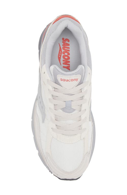 Saucony Gender Inclusive Progrid Omni 9 Sneaker In Ivory/grey