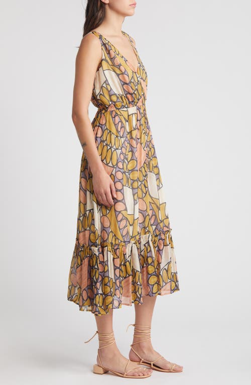 Shop Cleobella Kay Midi Dress In Saguaro Print