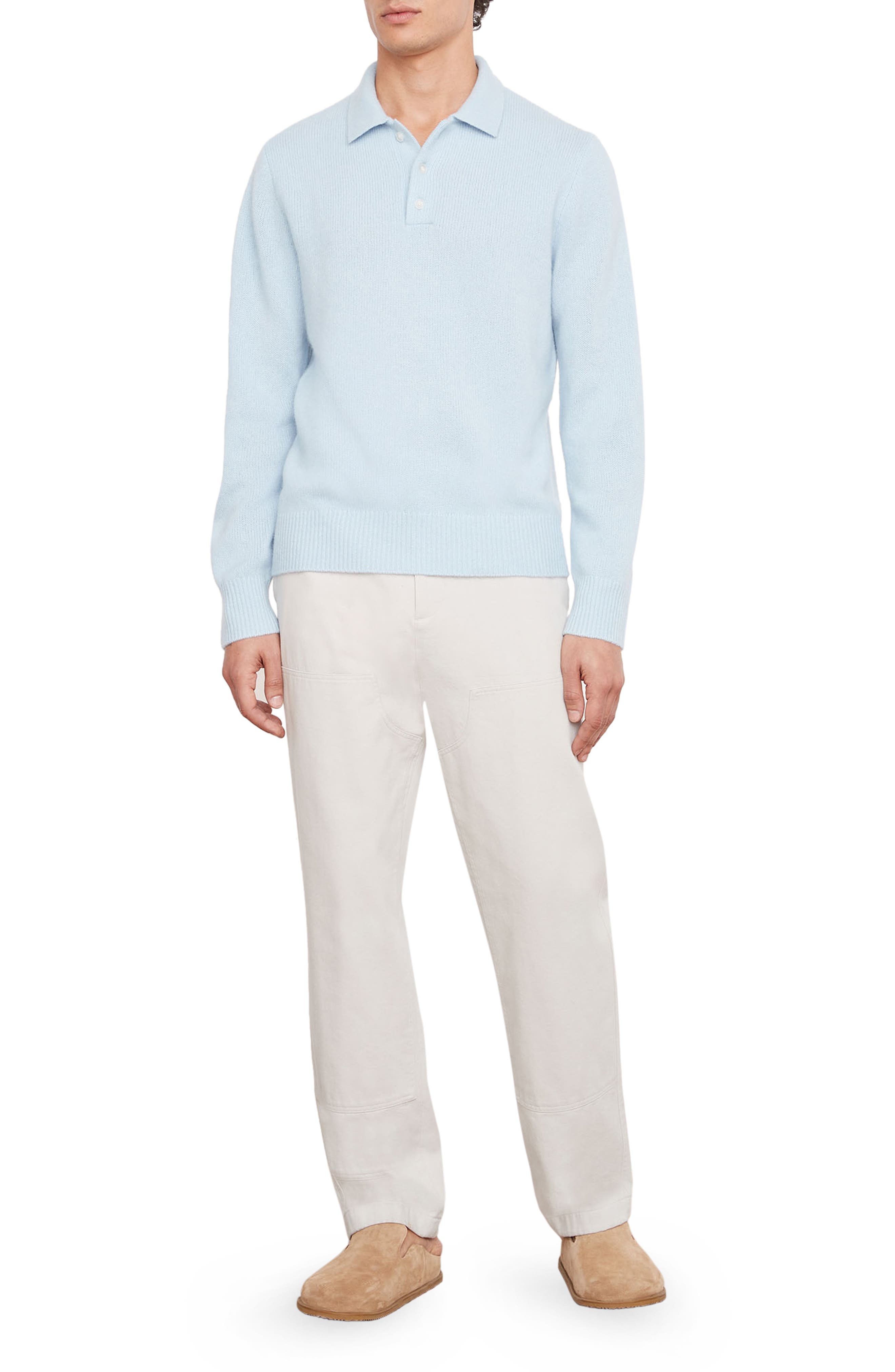 Vinnie cashmere polo sweater