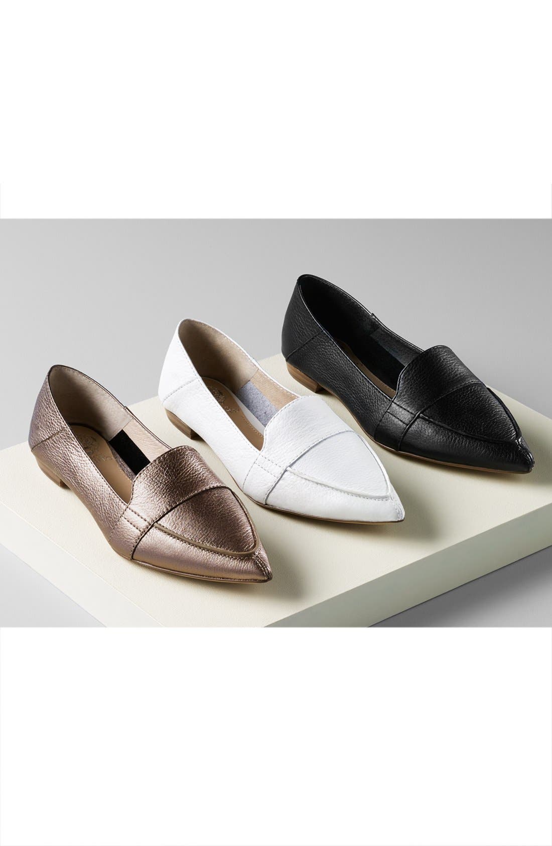 vince camuto maita pointed toe loafer