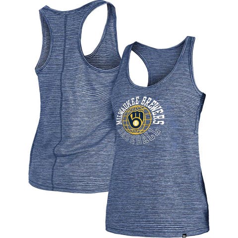 New Era Women's Atlanta Braves Navy Tank Top