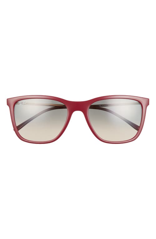 Ray Ban Ray-ban 56mm Pillow Sunglasses In Red