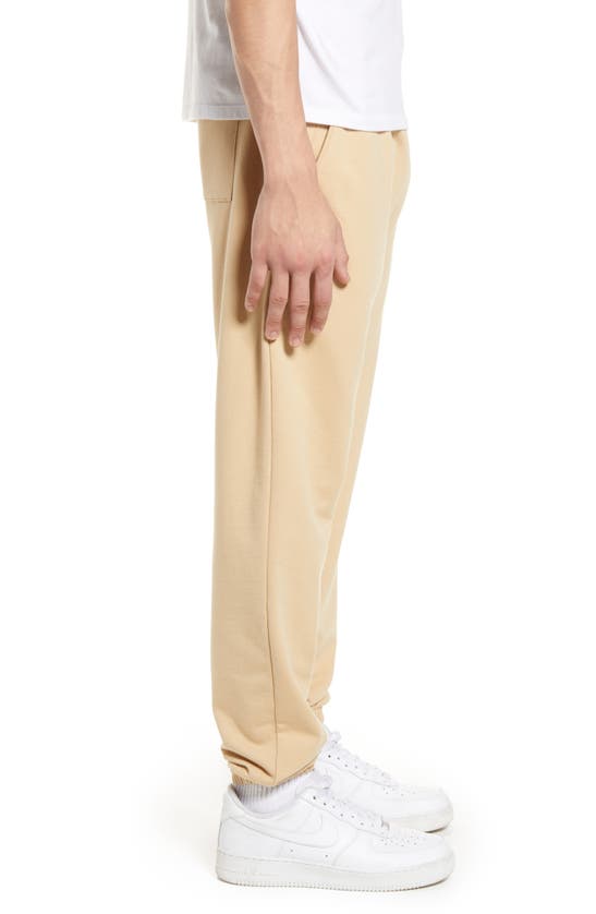 Shop Native Youth Cotton Blend Jersey Joggers In Stone