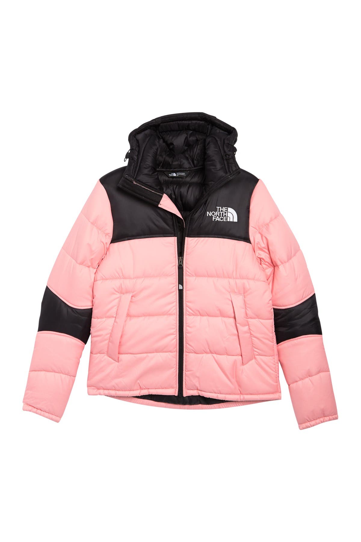 Hooded Quilted Colorblock Jacket 