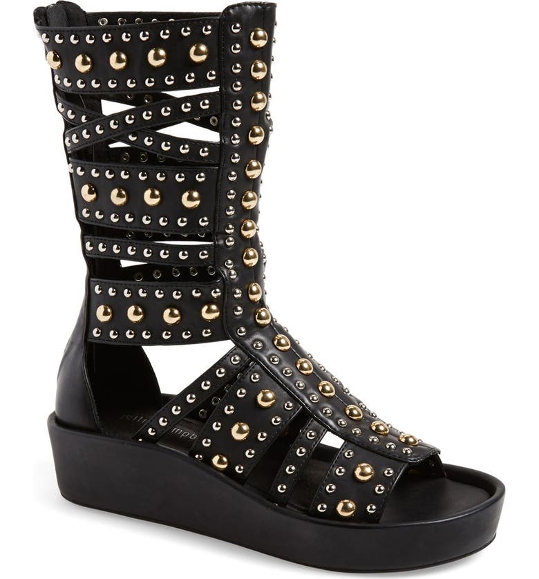 Jeffrey Campbell 'Damien' Studded Mid Calf Gladiator Sandal (Women) | Nordstrom